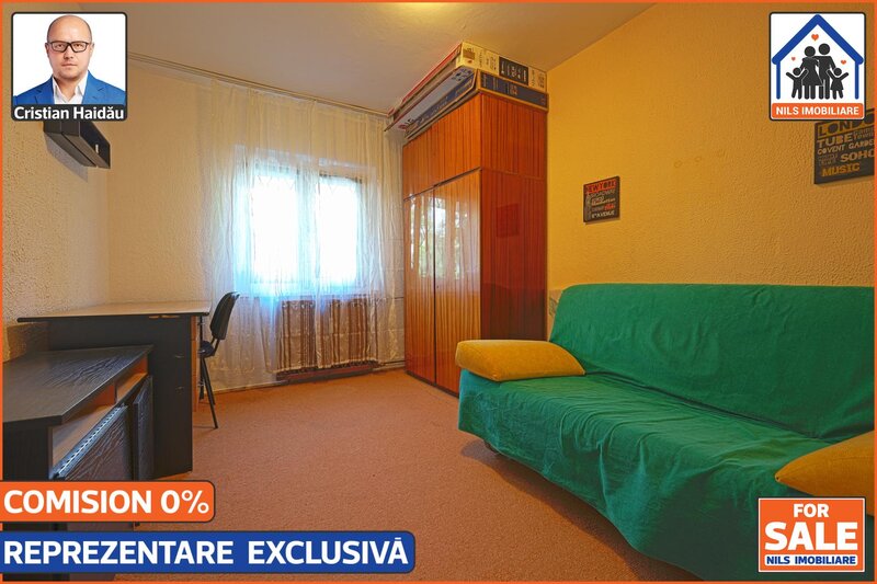 Decebal - Piata Alba Iulia Apartament 4 camere, 2 bai, 2 balcoane