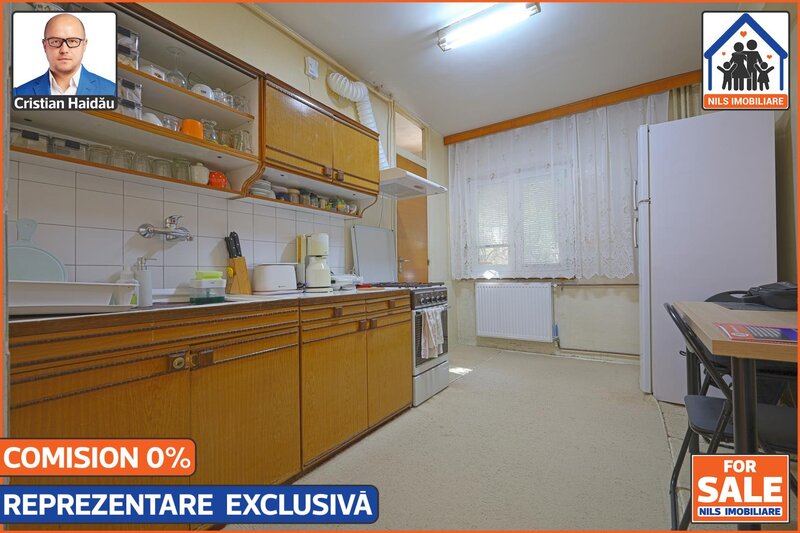 Decebal - Piata Alba Iulia Apartament 4 camere, 2 bai, 2 balcoane