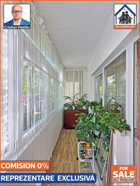Decebal - Piata Alba Iulia Apartament 4 camere, 2 bai, 2 balcoane